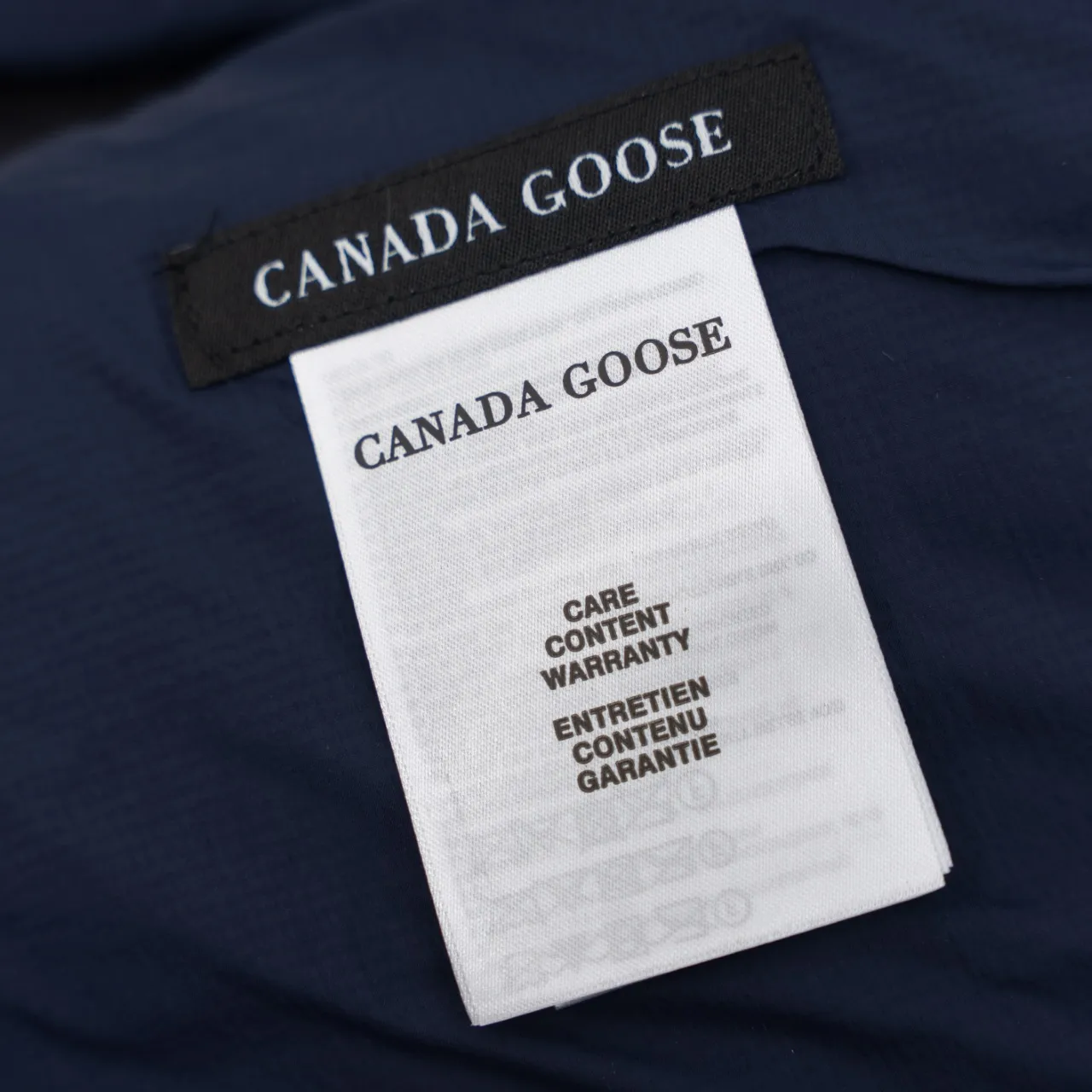 P880 CANADA GOOSE丨Canada Goose 5078 single zipper armband hooded down jacket Color: Dark Blue Size: XS-XL